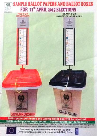 governorship elections PHOTO: Ballot Boxes For The April 11 Governorship Poll