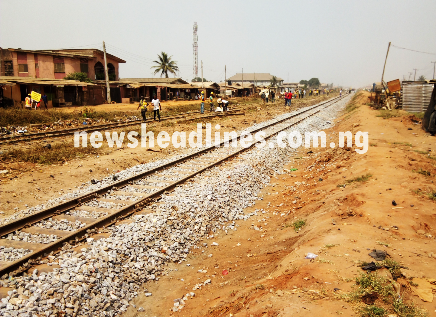 new Lagos Ibadan Railway project 2 New Lagos-Ibadan Railway Gathers Momentum, As Rail Track Laying Commences (Photo)
